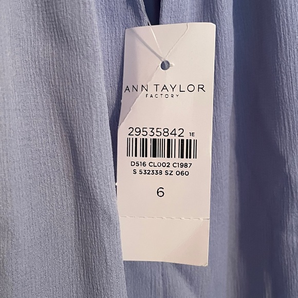 Blue Midi Dress Ann Taylor - Picture 4 of 4